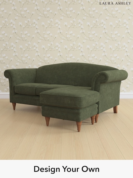 Alwyn Velvet/Ivy Green Gloucester By Laura Ashley (W46832) | £1,800
