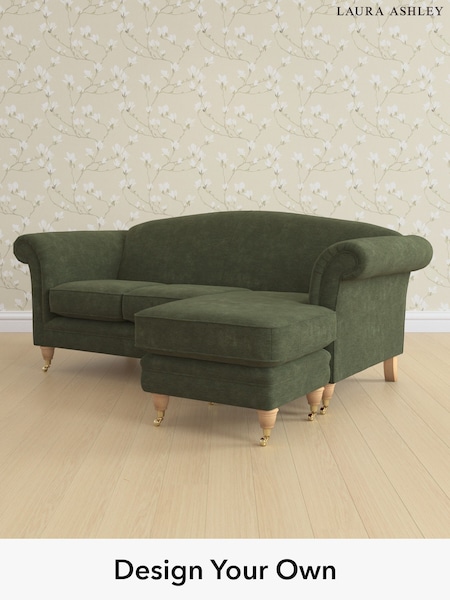 Alwyn Velvet/Ivy Green Gloucester By Laura Ashley (W46832) | £1,800