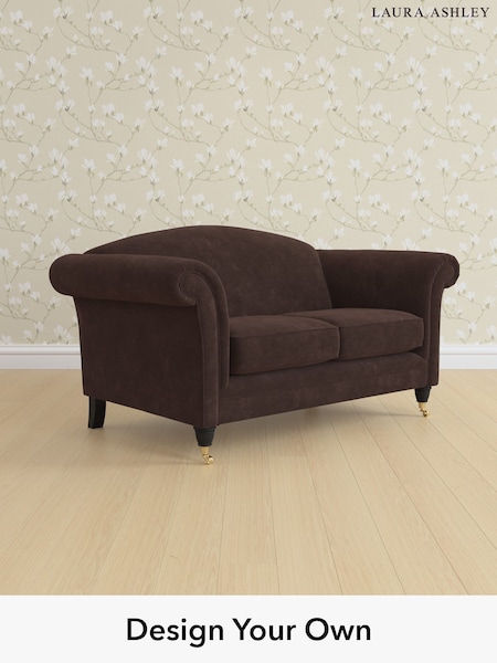 Alwyn Velvet/Chocolate Brown Gloucester By Laura Ashley (W46834) | £1,225