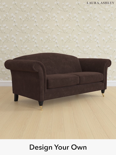 Alwyn Velvet/Chocolate Brown Gloucester By Laura Ashley (W46834) | £1,325