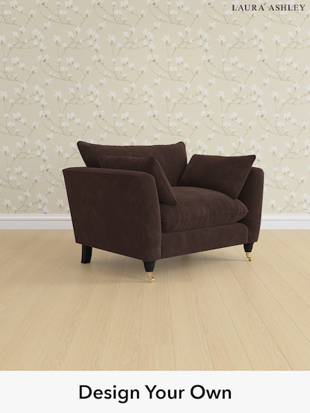 Alwyn Velvet/Chocolate Brown Casterton By Laura Ashley (W46835) | £1,000