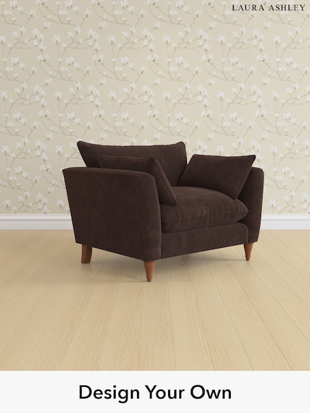 Alwyn Velvet/Chocolate Brown Casterton By Laura Ashley (W46835) | £1,000