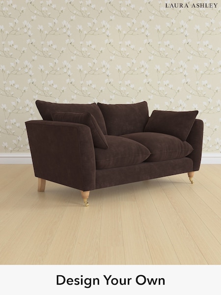 Alwyn Velvet/Chocolate Brown Casterton By Laura Ashley (W46835) | £1,225