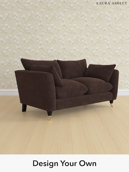 Alwyn Velvet/Chocolate Brown Casterton By Laura Ashley (W46835) | £1,225
