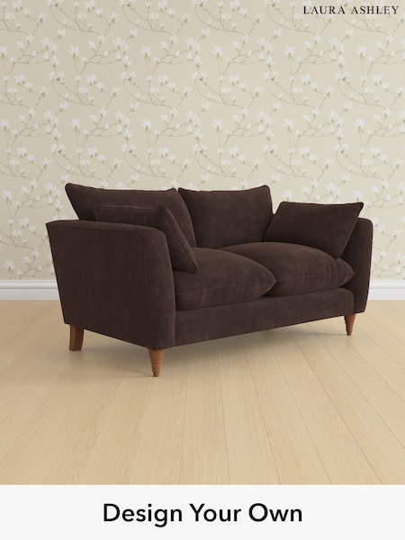 Alwyn Velvet/Chocolate Brown Casterton By Laura Ashley (W46835) | £1,225