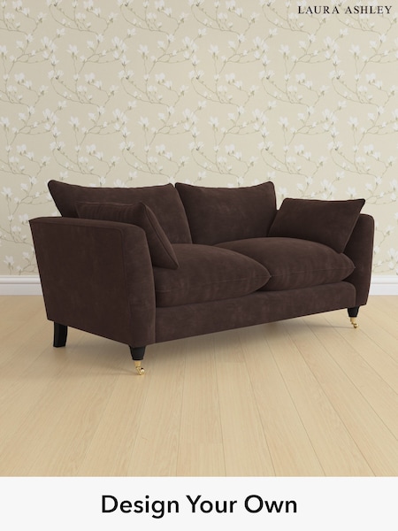 Alwyn Velvet/Chocolate Brown Casterton By Laura Ashley (W46835) | £1,325