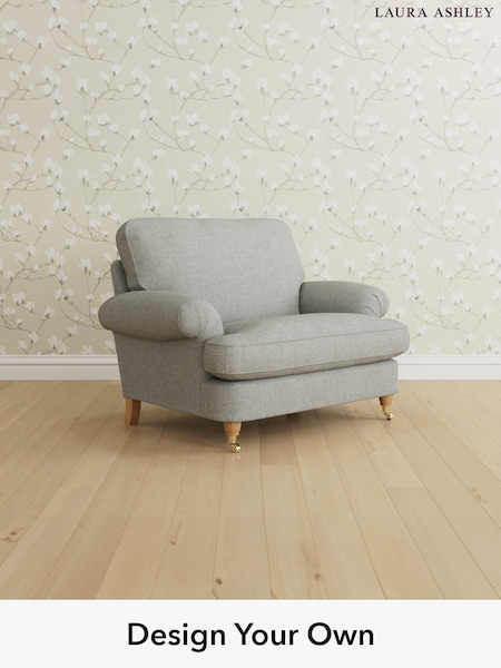 Anneliese/Steel Grey Beaumaris By Laura Ashley (W46837) | £1,100