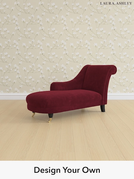 Alwyn Velvet/Burgundy Red Gloucester By Laura Ashley (W46839) | £1,050