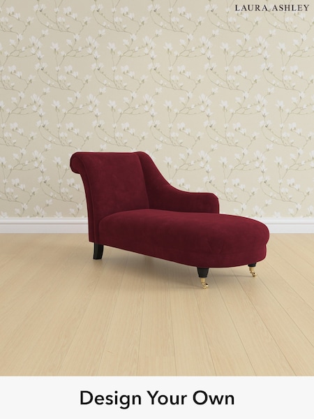 Alwyn Velvet/Burgundy Red Gloucester By Laura Ashley (W46839) | £1,050
