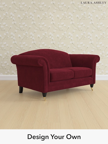 Alwyn Velvet/Burgundy Red Gloucester By Laura Ashley (W46839) | £1,225
