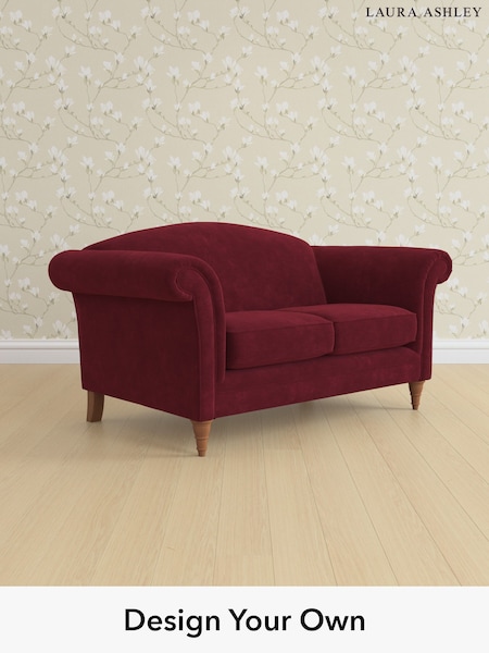 Alwyn Velvet/Burgundy Red Gloucester By Laura Ashley (W46839) | £1,225