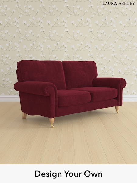 Alwyn Velvet/Burgundy Red Kingston By Laura Ashley (W46841) | £1,225