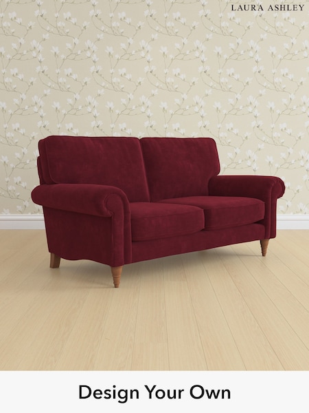 Alwyn Velvet/Burgundy Red Kingston By Laura Ashley (W46841) | £1,225