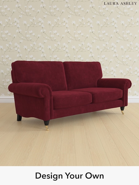 Alwyn Velvet/Burgundy Red Kingston By Laura Ashley (W46841) | £1,325