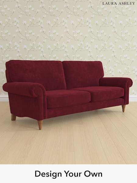 Alwyn Velvet/Burgundy Red Kingston By Laura Ashley (W46841) | £1,425