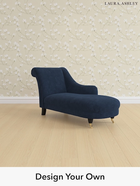 Alwyn Velvet/Midnight Navy Gloucester By Laura Ashley (W46844) | £1,050