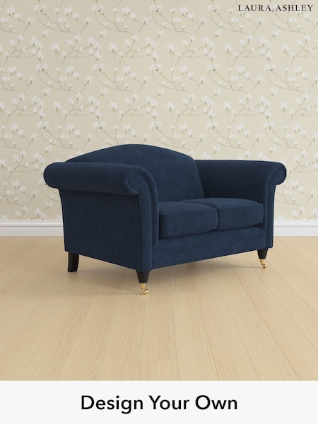 Alwyn Velvet/Midnight Navy Gloucester By Laura Ashley (W46844) | £1,125