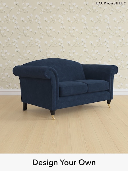 Alwyn Velvet/Midnight Navy Gloucester By Laura Ashley (W46844) | £1,225
