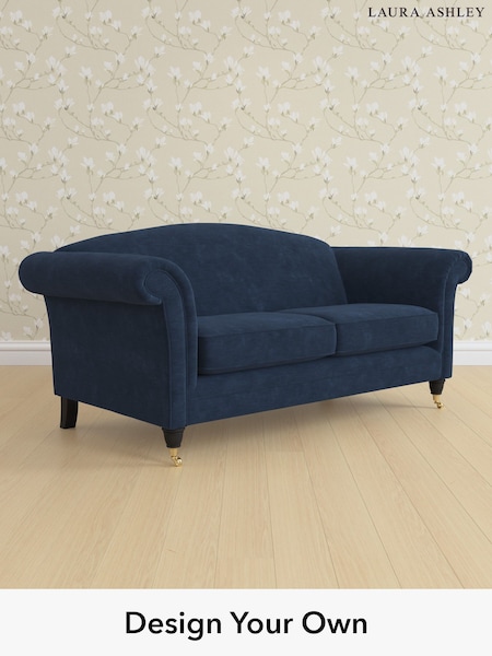 Alwyn Velvet/Midnight Navy Gloucester By Laura Ashley (W46844) | £1,325