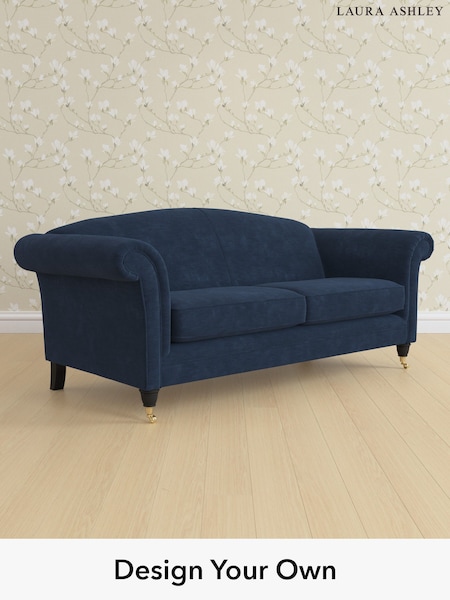 Alwyn Velvet/Midnight Navy Gloucester By Laura Ashley (W46844) | £1,425