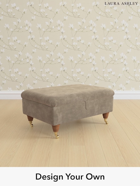 Alwyn Velvet/Truffle Natural Kingston By Laura Ashley (W46845) | £525