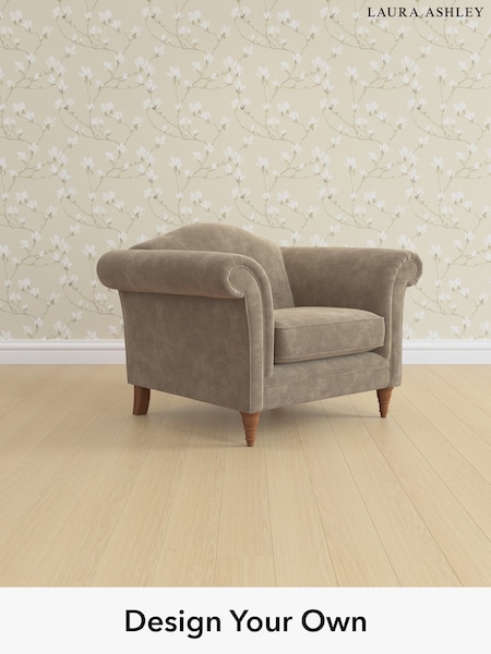 Alwyn Velvet/Truffle Natural Gloucester By Laura Ashley (W46846) | £850