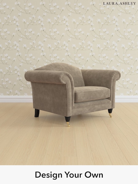Alwyn Velvet/Truffle Natural Gloucester By Laura Ashley (W46846) | £950