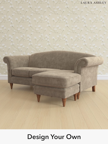 Alwyn Velvet/Truffle Natural Gloucester By Laura Ashley (W46846) | £1,800