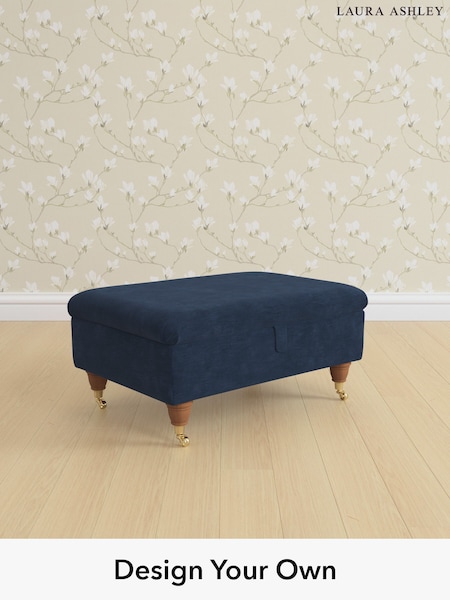 Alwyn Velvet/Midnight Navy Kingston By Laura Ashley (W46849) | £525