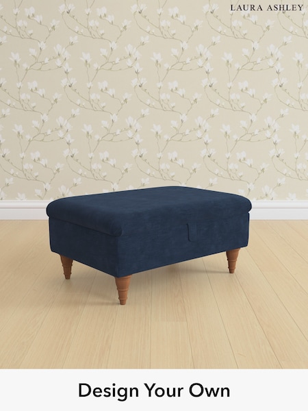 Alwyn Velvet/Midnight Navy Kingston By Laura Ashley (W46849) | £525