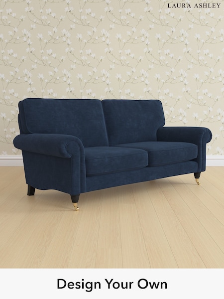 Alwyn Velvet/Midnight Navy Kingston By Laura Ashley (W46849) | £1,325
