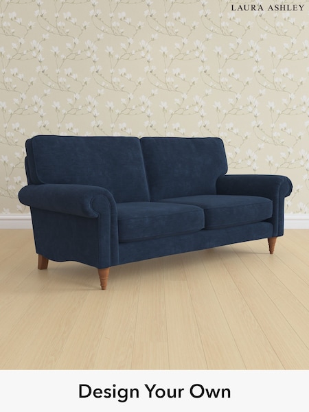 Alwyn Velvet/Midnight Navy Kingston By Laura Ashley (W46849) | £1,325