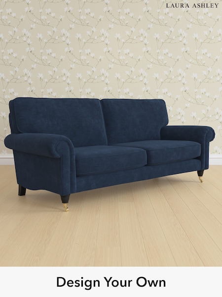 Alwyn Velvet/Midnight Navy Kingston By Laura Ashley (W46849) | £1,425