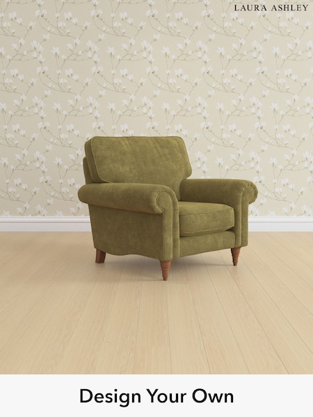 Alwyn Velvet/Olive Green Kingston By Laura Ashley (W46852) | £875