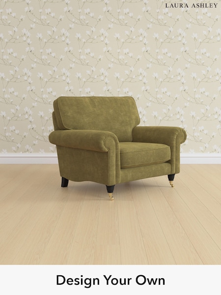 Alwyn Velvet/Olive Green Kingston By Laura Ashley (W46852) | £975