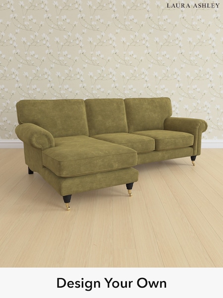 Alwyn Velvet/Olive Green Kingston By Laura Ashley (W46852) | £2,125