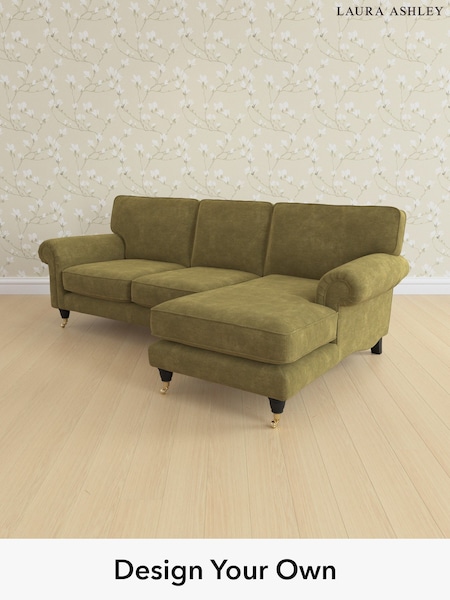 Alwyn Velvet/Olive Green Kingston By Laura Ashley (W46852) | £2,125