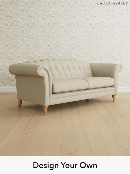 Anneliese/Natural Gloucester Button Back By Laura Ashley (W46868) | £1,600