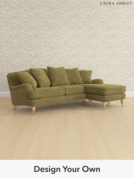 Alwyn Velvet/Olive Green Lynden Scatter Back By Laura Ashley (W46880) | £2,425