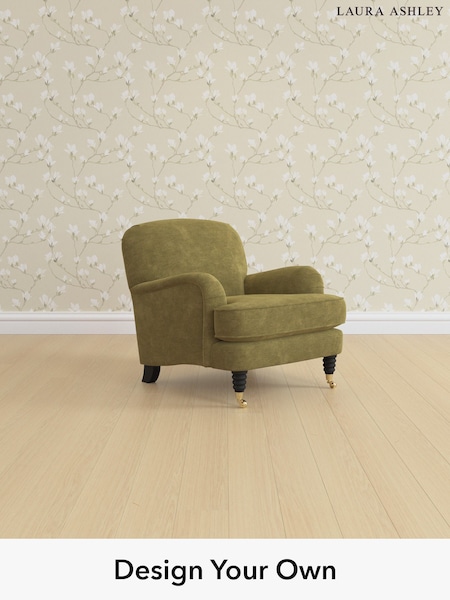 Alwyn Velvet/Olive Green Lynden By Laura Ashley (W46881) | £850