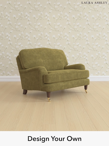 Alwyn Velvet/Olive Green Lynden By Laura Ashley (W46881) | £975
