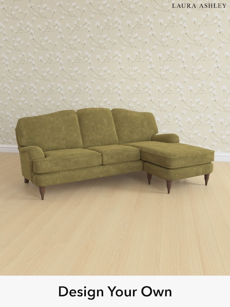 Alwyn Velvet/Olive Green Lynden By Laura Ashley (W46881) | £2,300