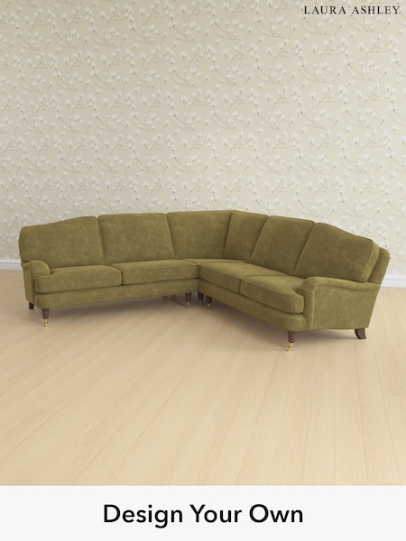Alwyn Velvet/Olive Green Lynden By Laura Ashley (W46881) | £2,750