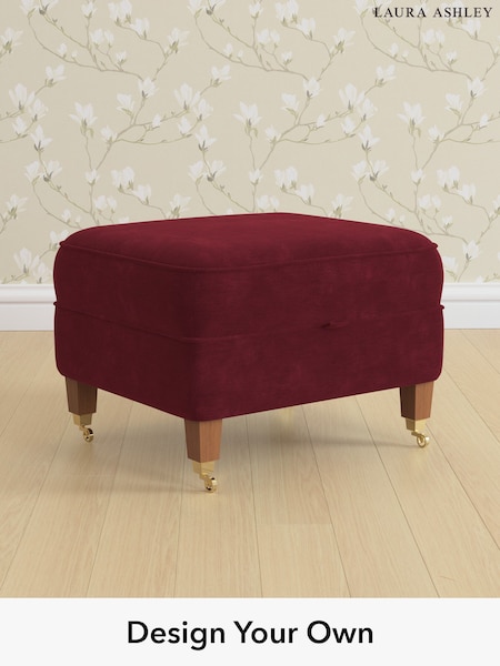 Alwyn Velvet/Burgundy Red Marford By Laura Ashley (W46882) | £500