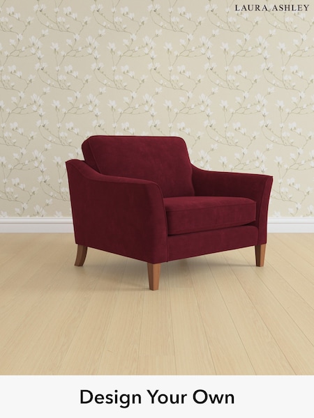 Alwyn Velvet/Burgundy Red Marford By Laura Ashley (W46882) | £850