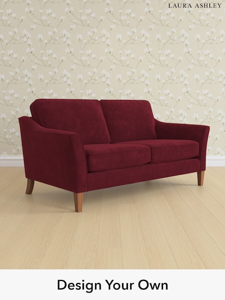 Alwyn Velvet/Burgundy Red Marford By Laura Ashley (W46882) | £1,175