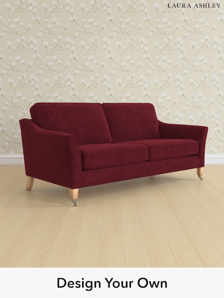 Alwyn Velvet/Burgundy Red Marford By Laura Ashley (W46882) | £1,275