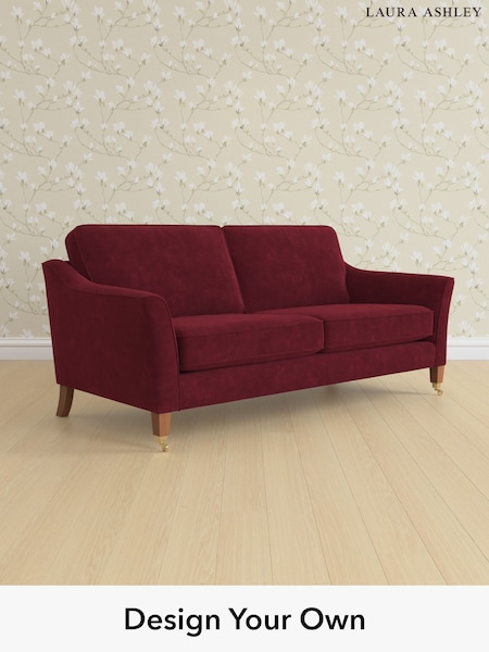 Alwyn Velvet/Burgundy Red Marford By Laura Ashley (W46882) | £1,275