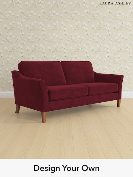 Alwyn Velvet/Burgundy Red Marford By Laura Ashley (W46882) | £1,275