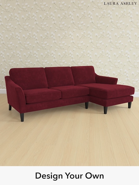 Alwyn Velvet/Burgundy Red Marford By Laura Ashley (W46882) | £2,050